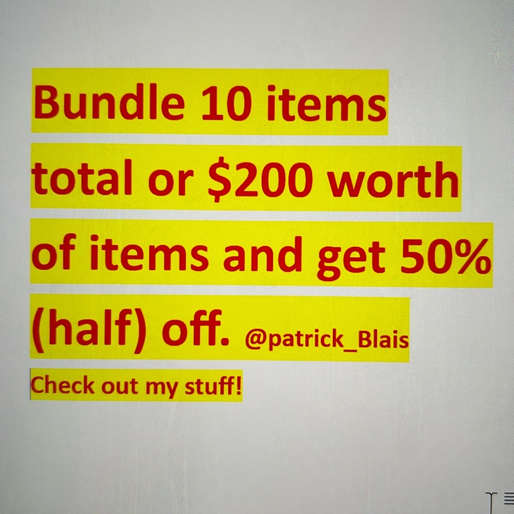 Bundle big and get 1/2 off!